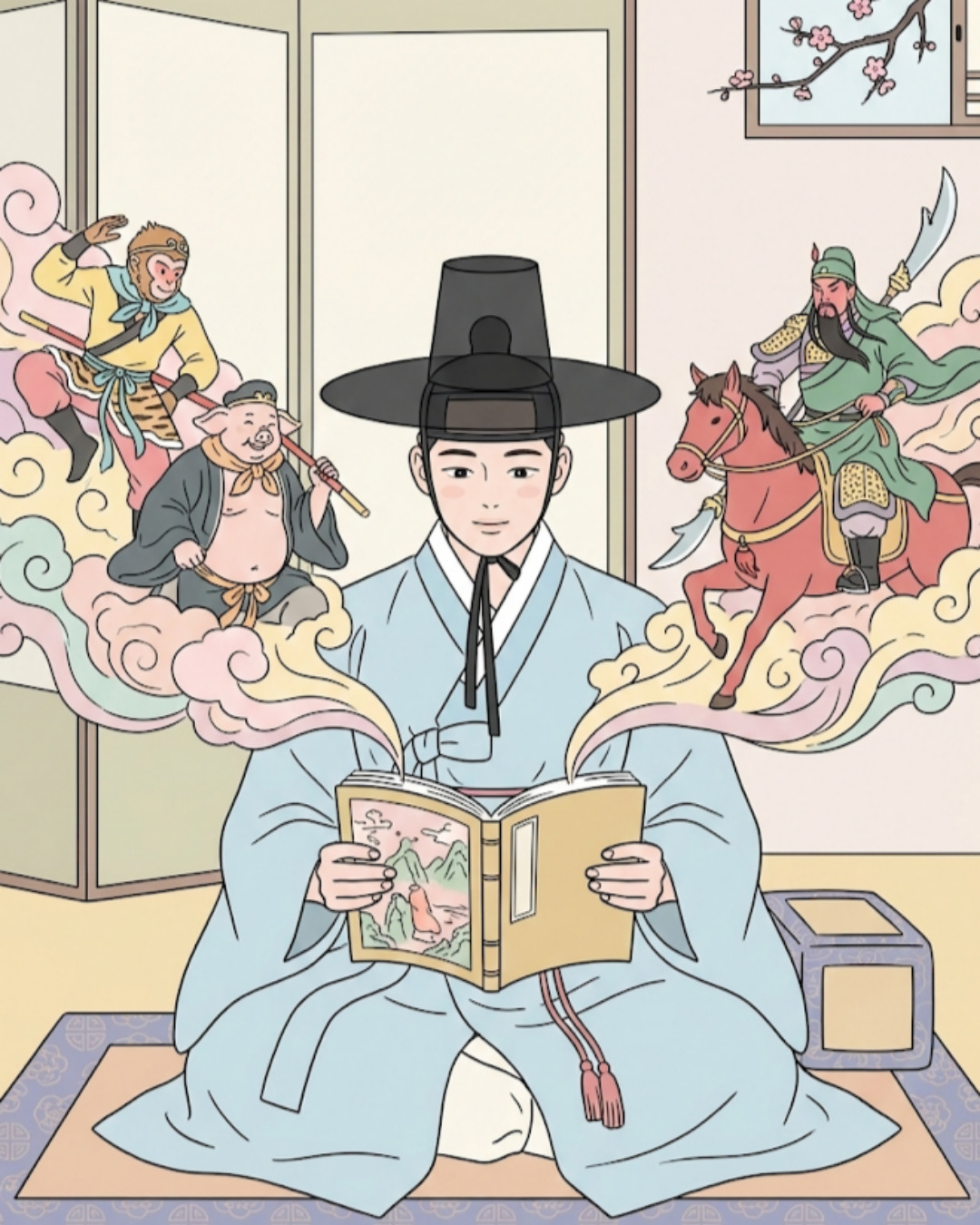 왕실의 나날, 소설에 빠지다